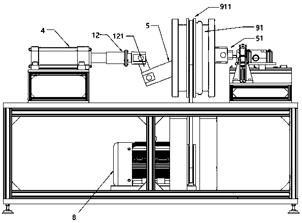 Fluctuation pressure adjusting system used for thread rib forming