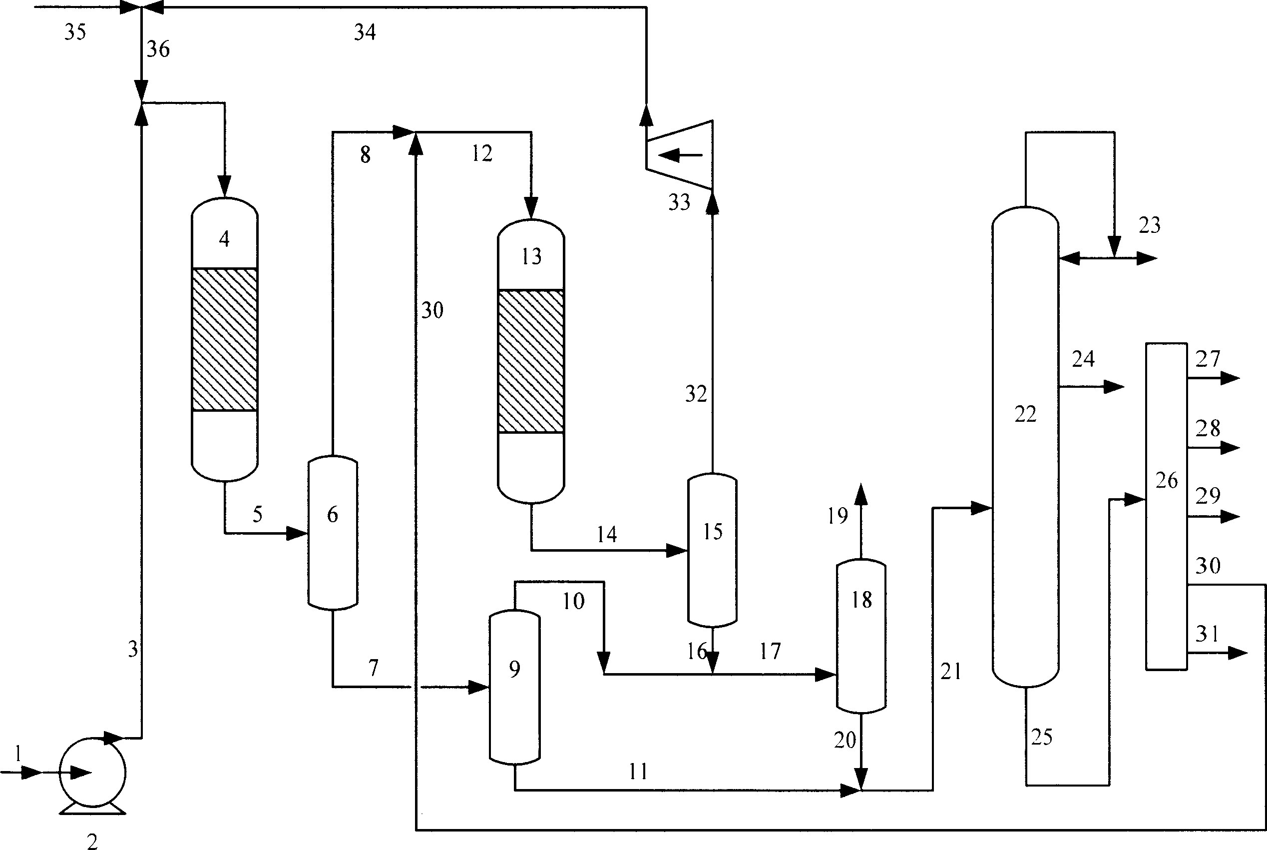 Production of cleaning fuel from heavy-fraction oil