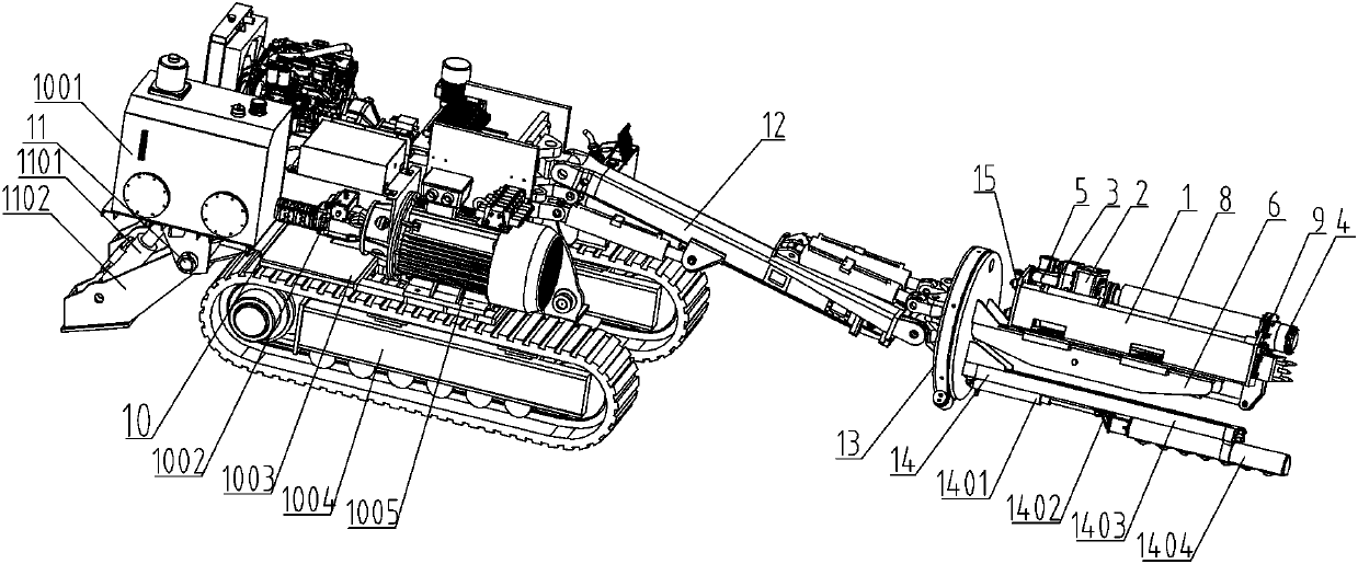 Drilling and fracturing integrated machine