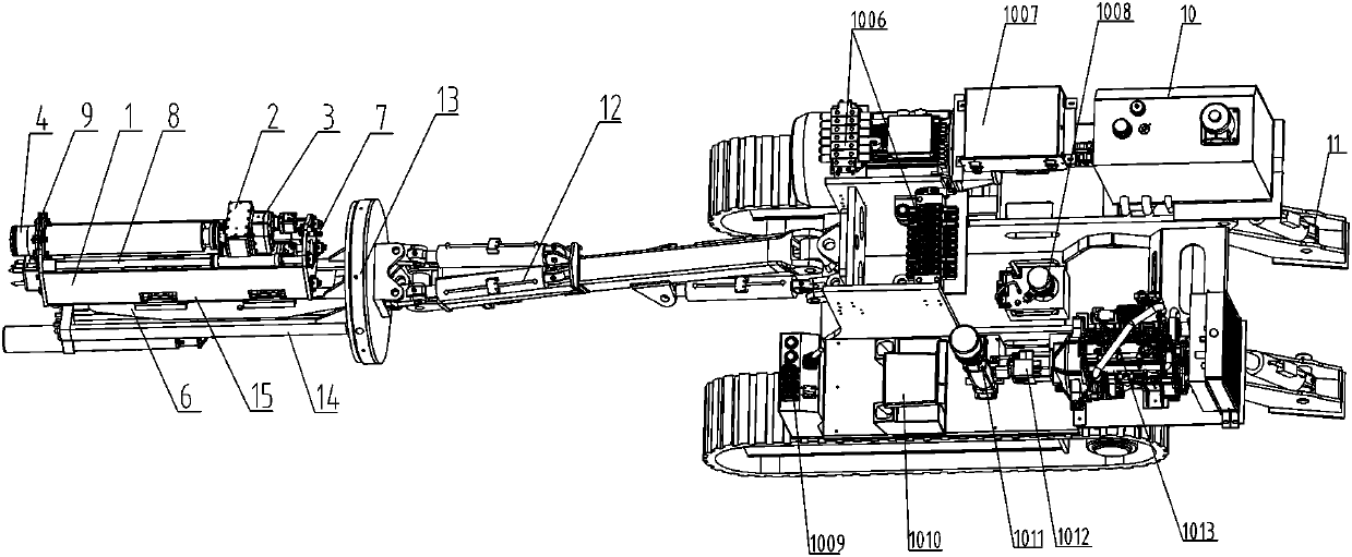 Drilling and fracturing integrated machine