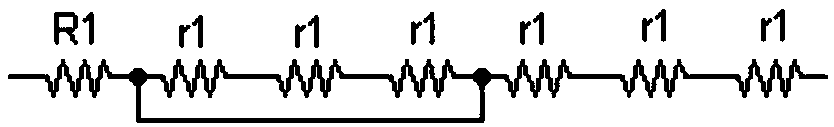 On-chip secondary power supply structure taking band gap reference structure as core