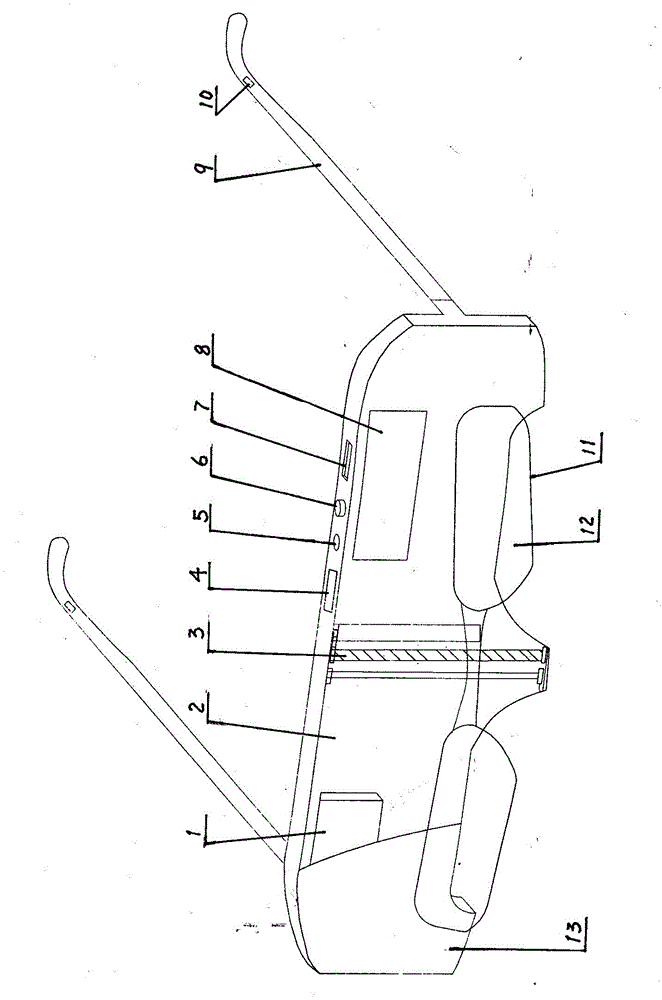 Vision protection glasses and vision correcting method