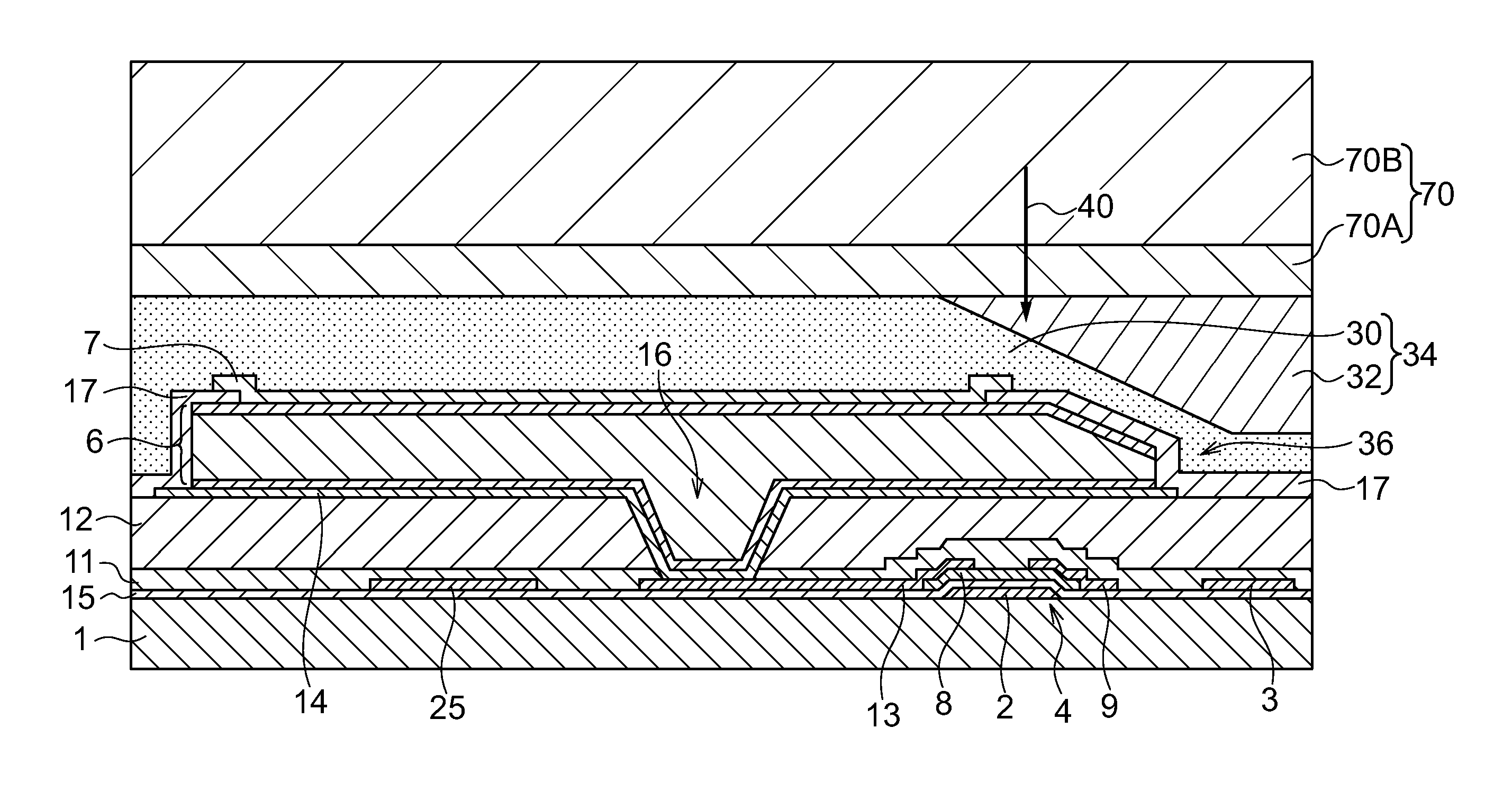 Radiation detector, radiation detector fabrication method, and radiographic image capture device