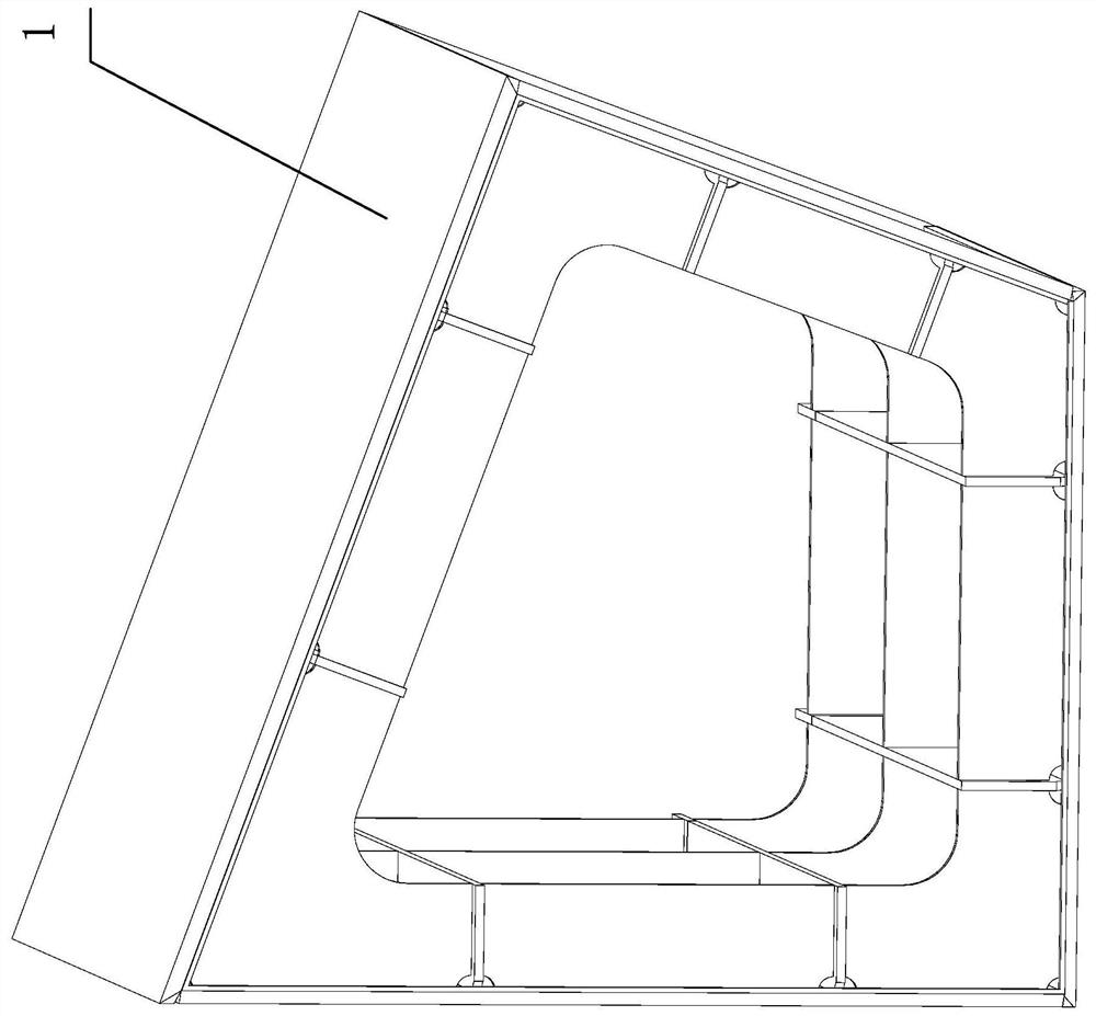 Welding method of steel structure tetrahedron huge column