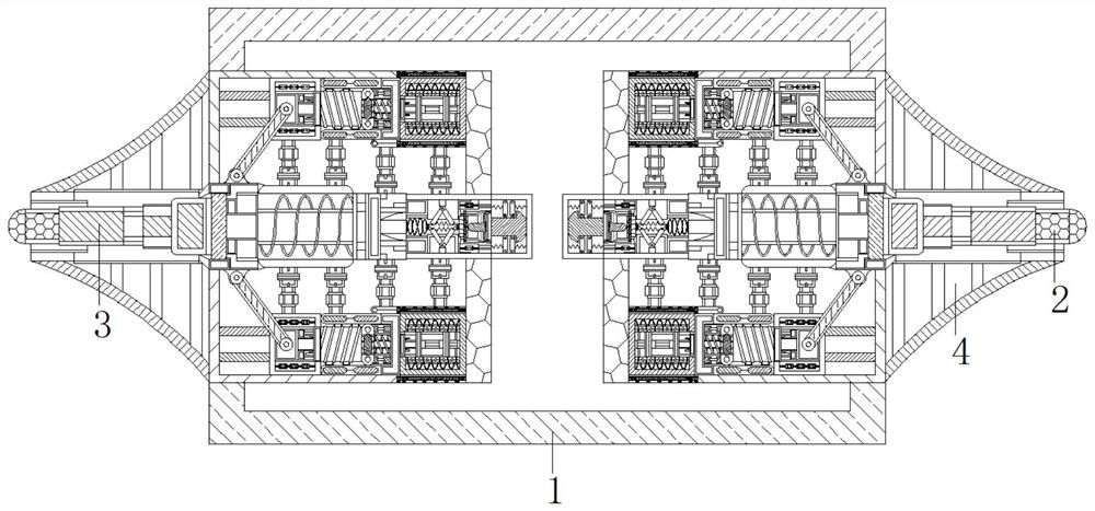 Collision automatic power-off protection auxiliary equipment for outdoor charging of new energy automobile