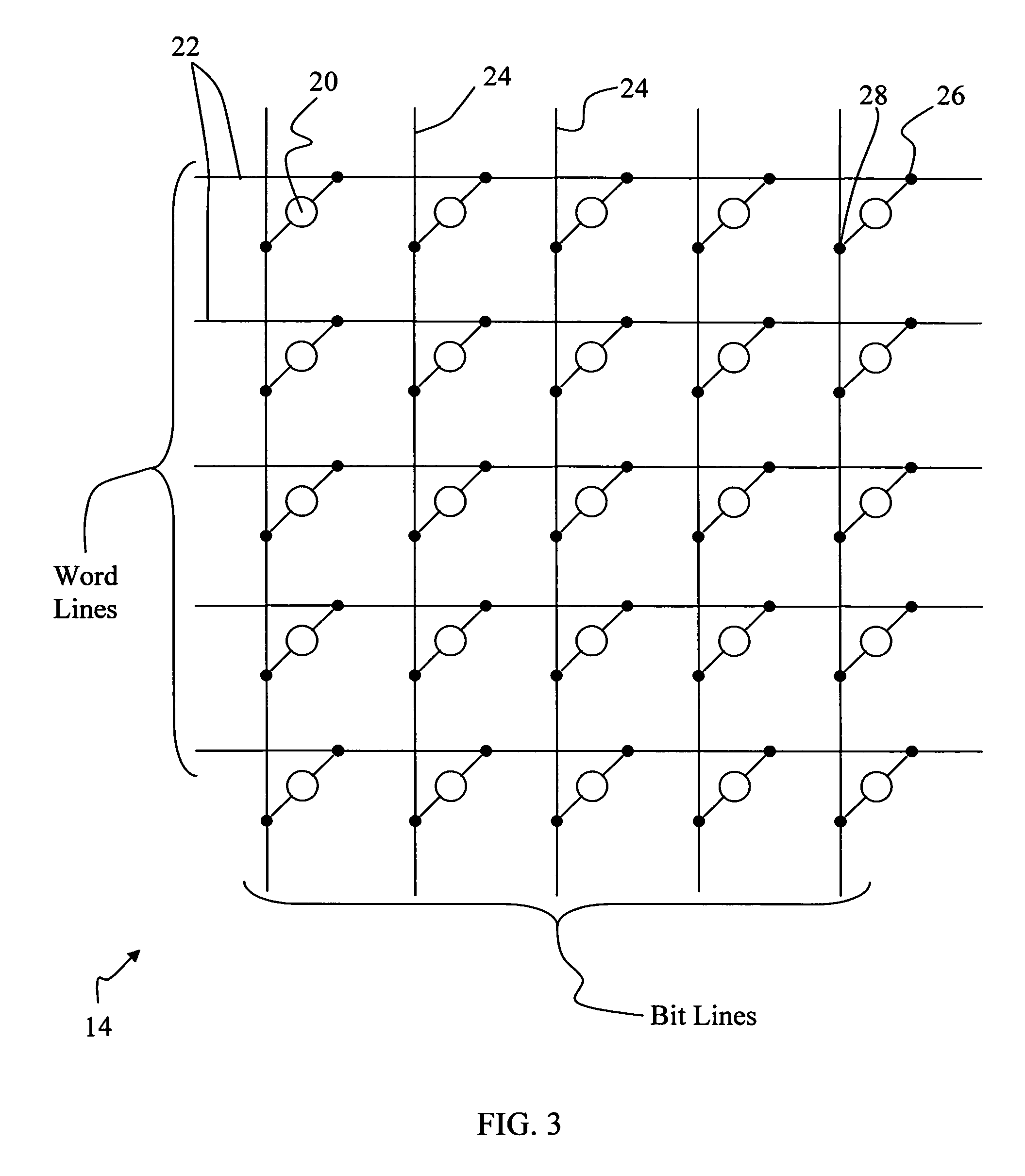 Planar segmented contact