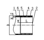 Socket reinforced composite plastic pipe and manufacturing process thereof