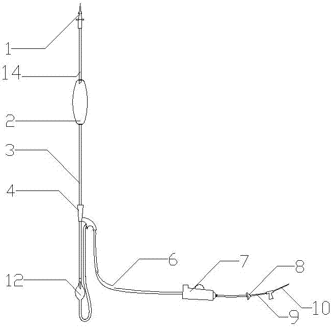 Automatic liquid retention infusion apparatus