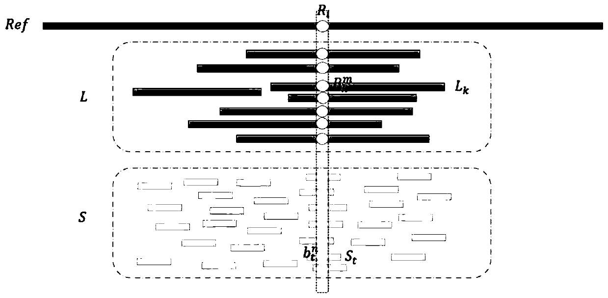 Hybrid method for correcting sequencing errors in third-generation sequencing data under heterozygous variation