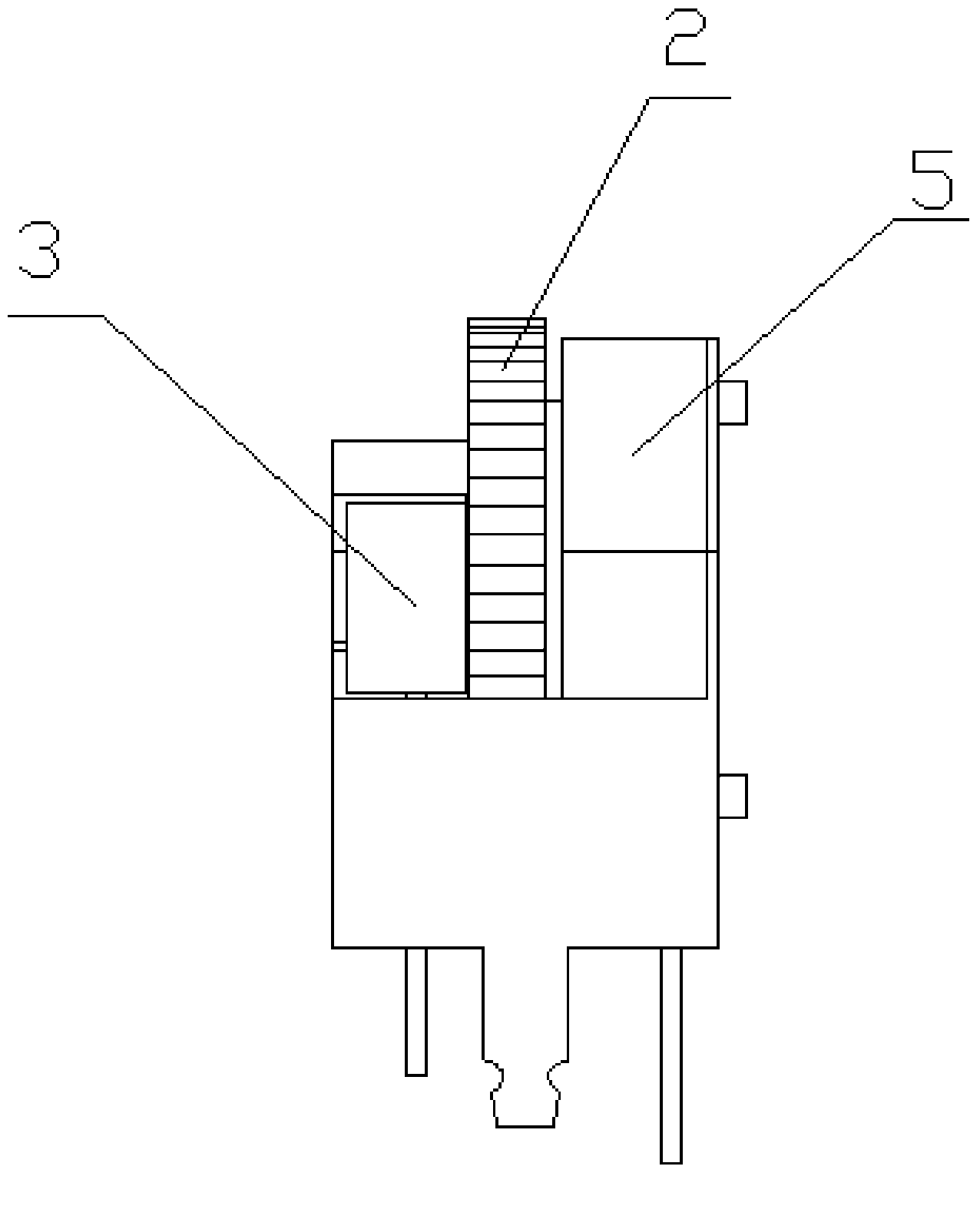 Optical crystal encoder of simple structure