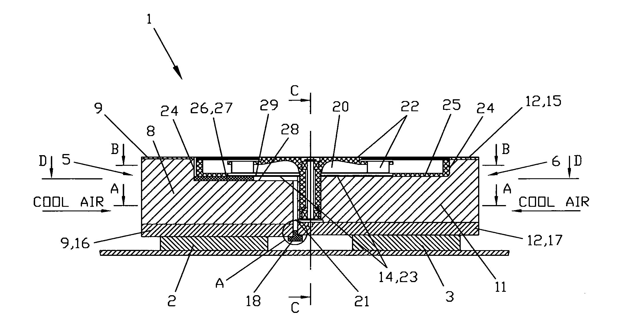 Multi-heatsink integrated cooler