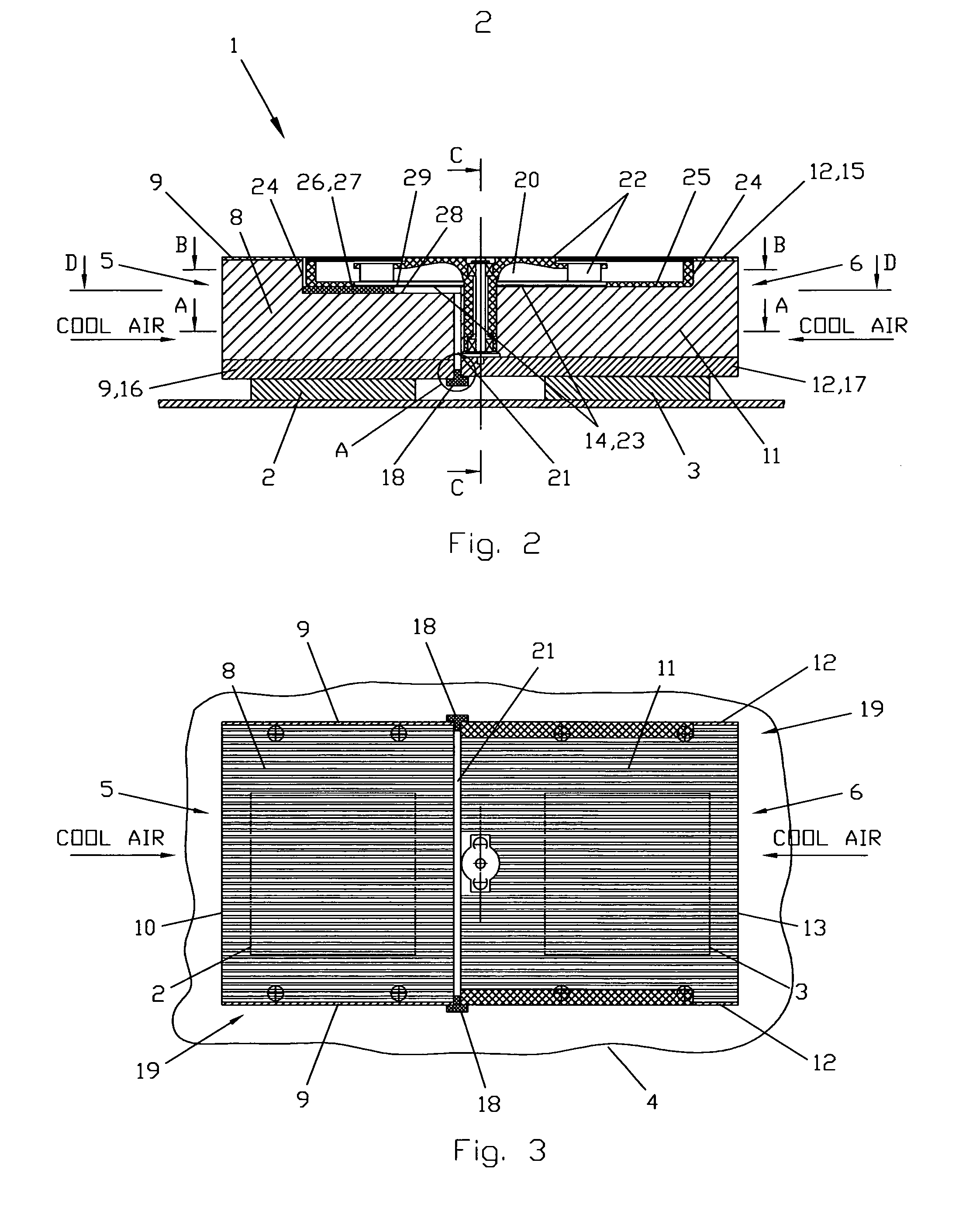 Multi-heatsink integrated cooler