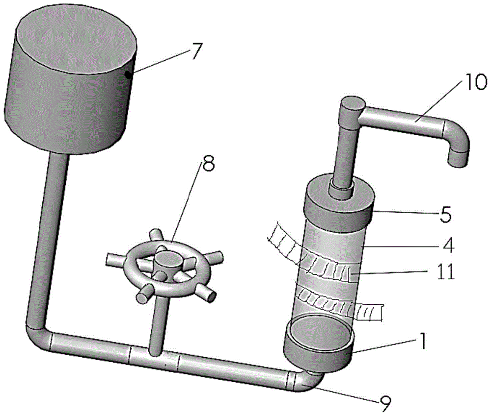 Energy-saving explosion-proof water and electricity separated electric heating tube