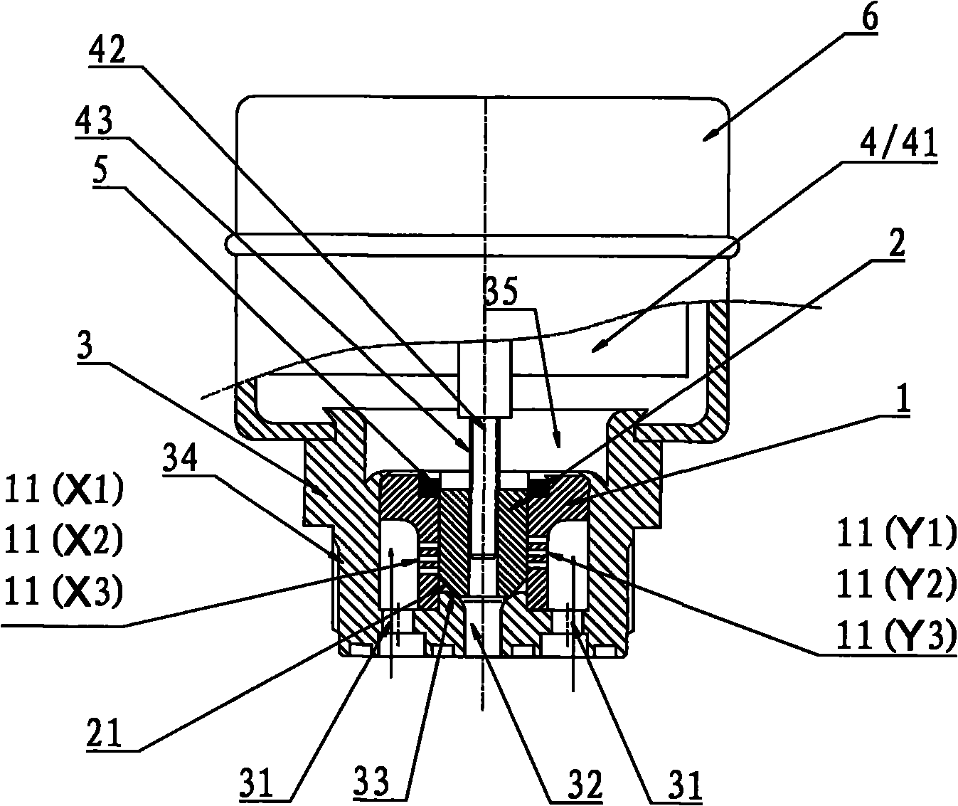 Electronic expansion valve structure