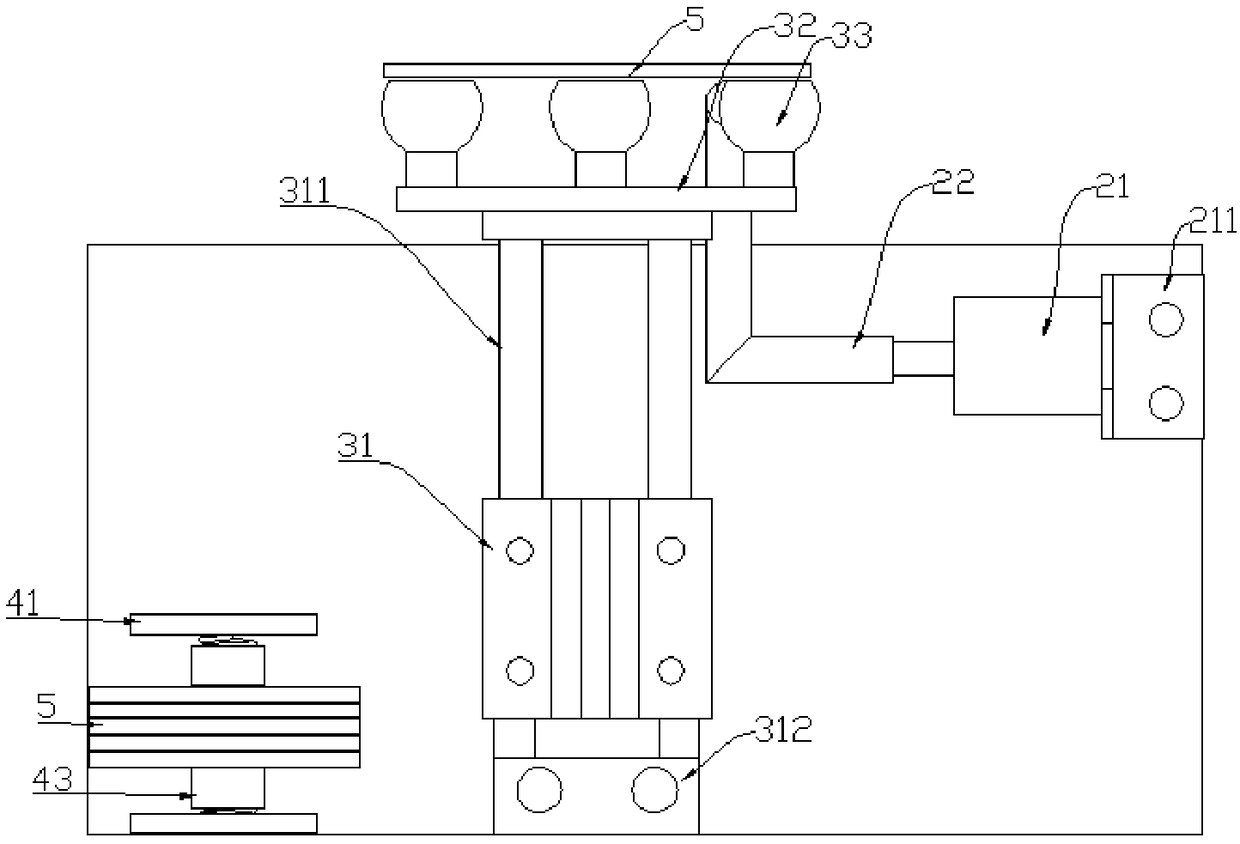 Automatic tile fixing machine for wall surface