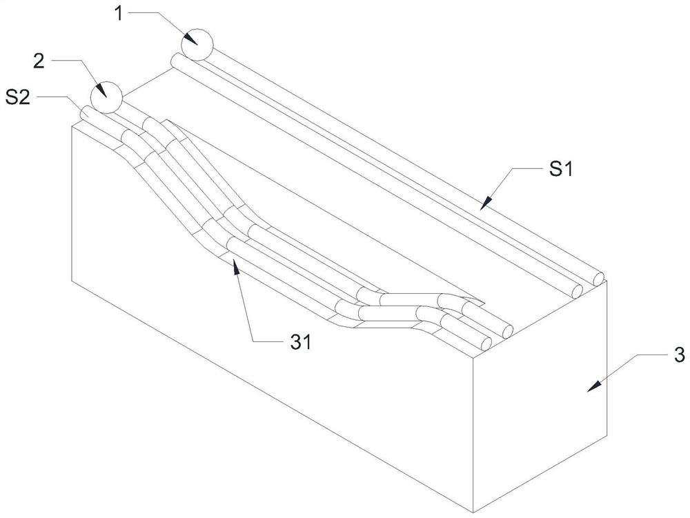 Experiment demonstration tool capable of visually seeing speed of moving ball