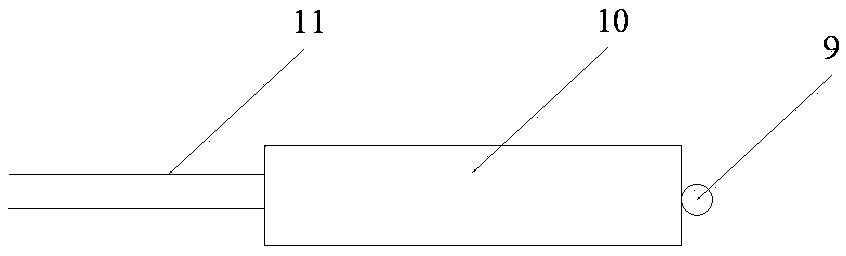 Conical cavity type high-energy laser total-absorption energy meter