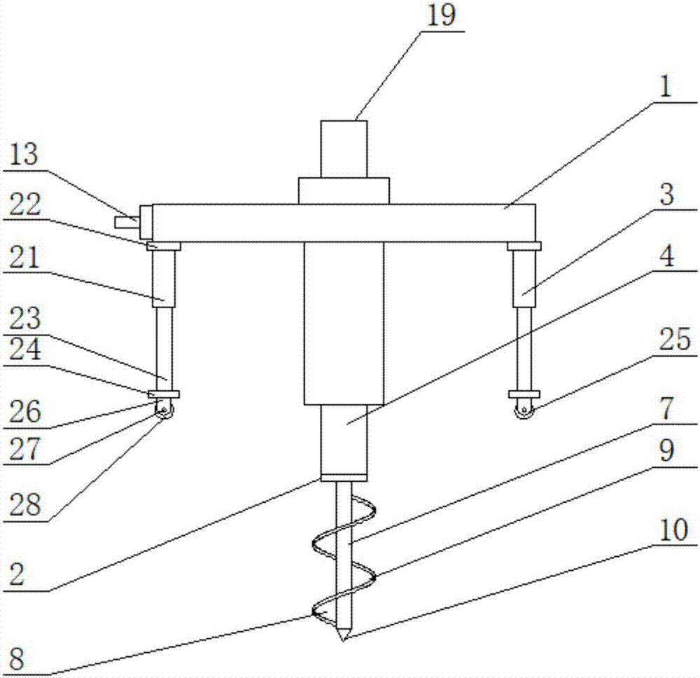 Automatic soil sampling device applied to soil remediation