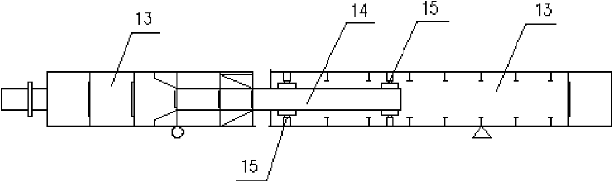 Rigid hinged support for bridge