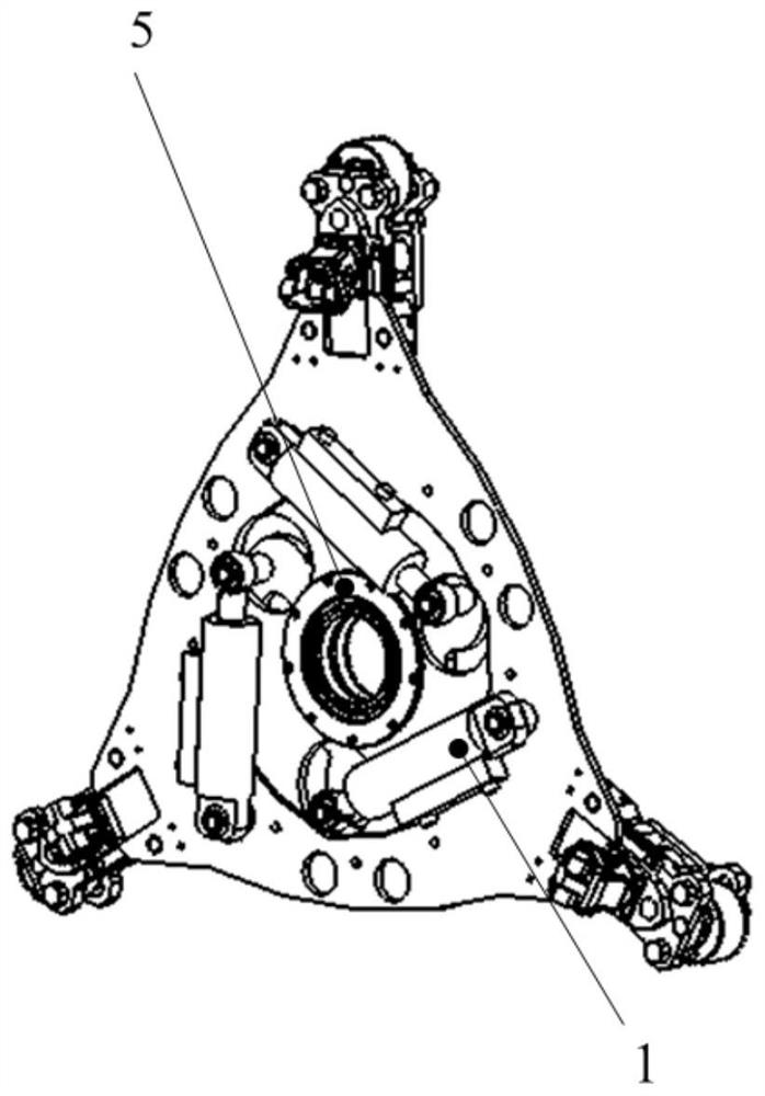 Synchronous deformation driving mechanism for heavy-load deformation wheel