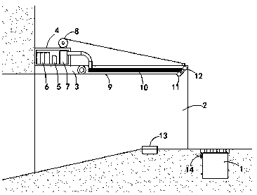 A kind of anti-flooding structure of underground garage