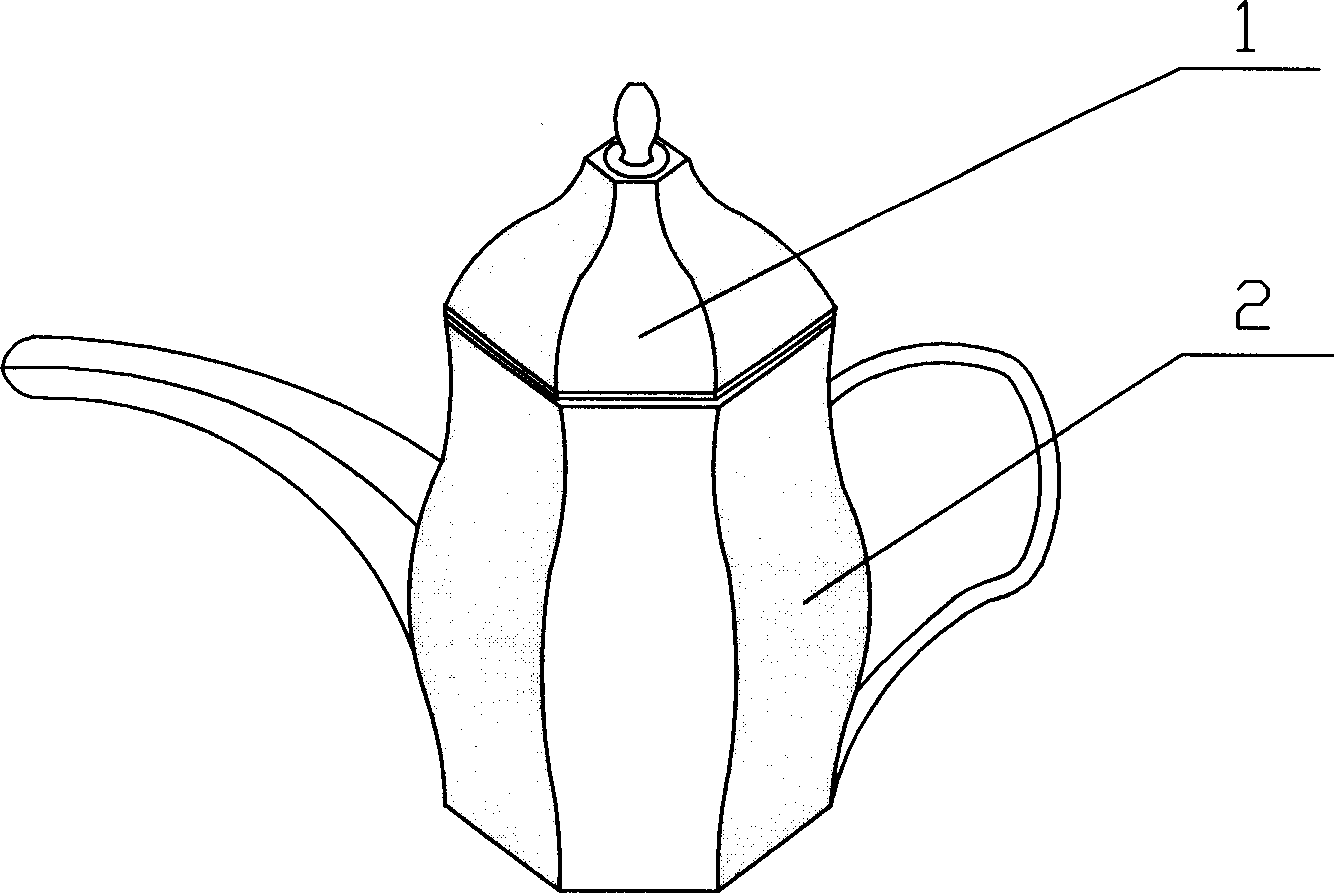 Surface treatment method for making metal container surface indicating two kinds of color and/or surface effect