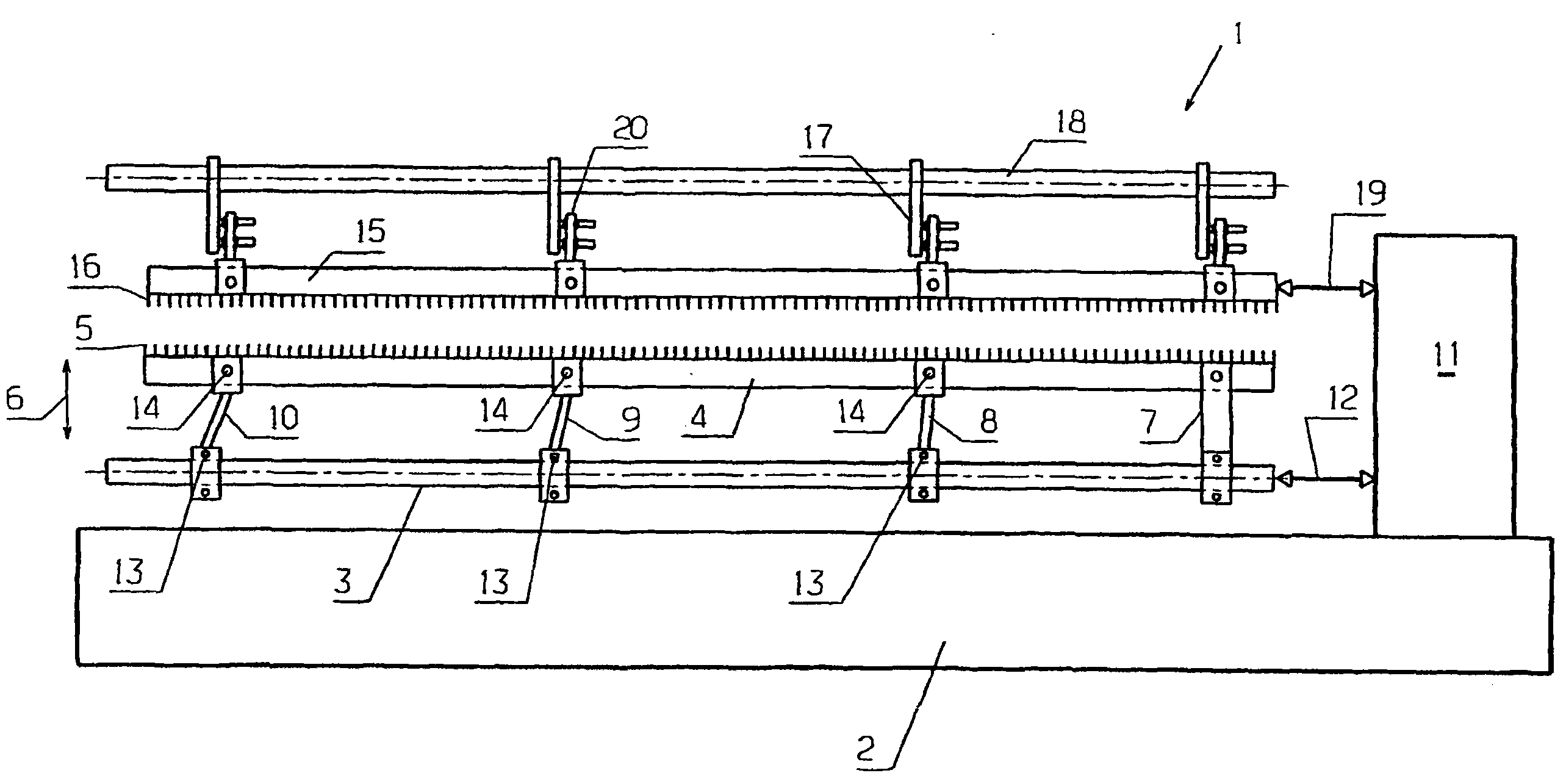 Warp knitting machine