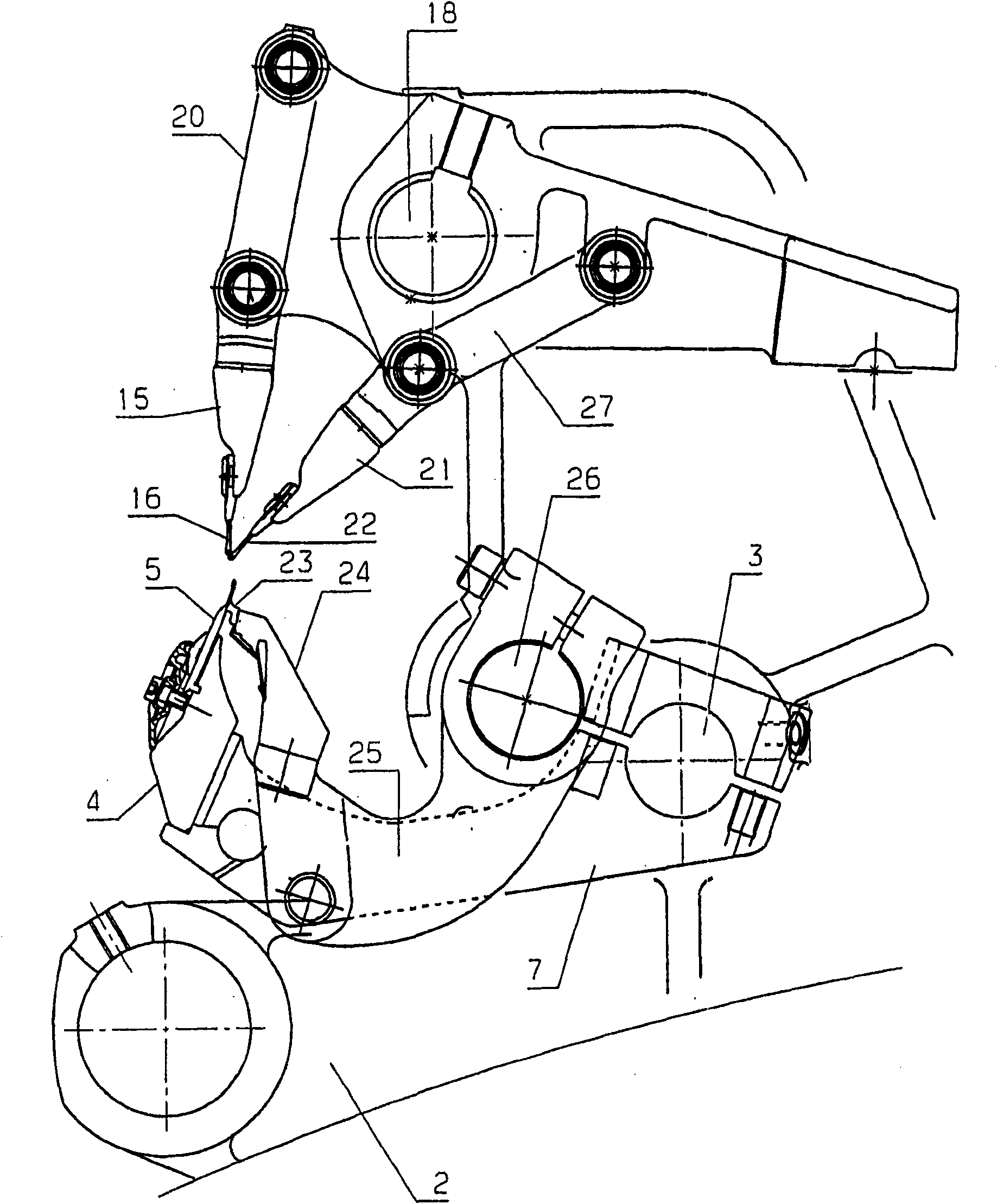 Warp knitting machine