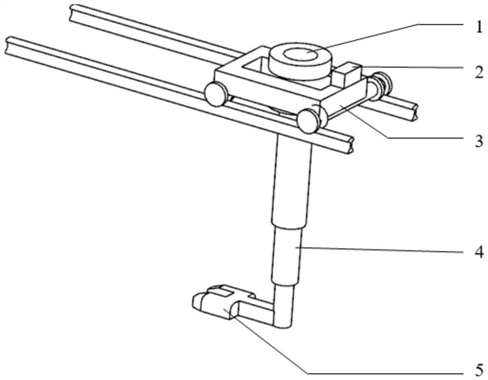 Obstacle clearing device for highway tunnel and using method of obstacle clearing device