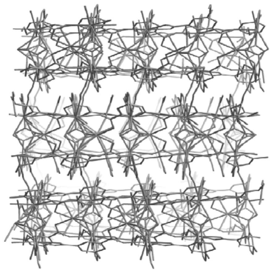 A kind of rare earth-based luminescent material containing multi-acid building blocks and its preparation method and application