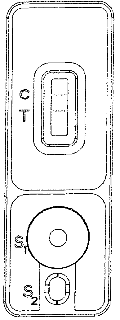 Quantitative detection device and detection method of biological fluid samples