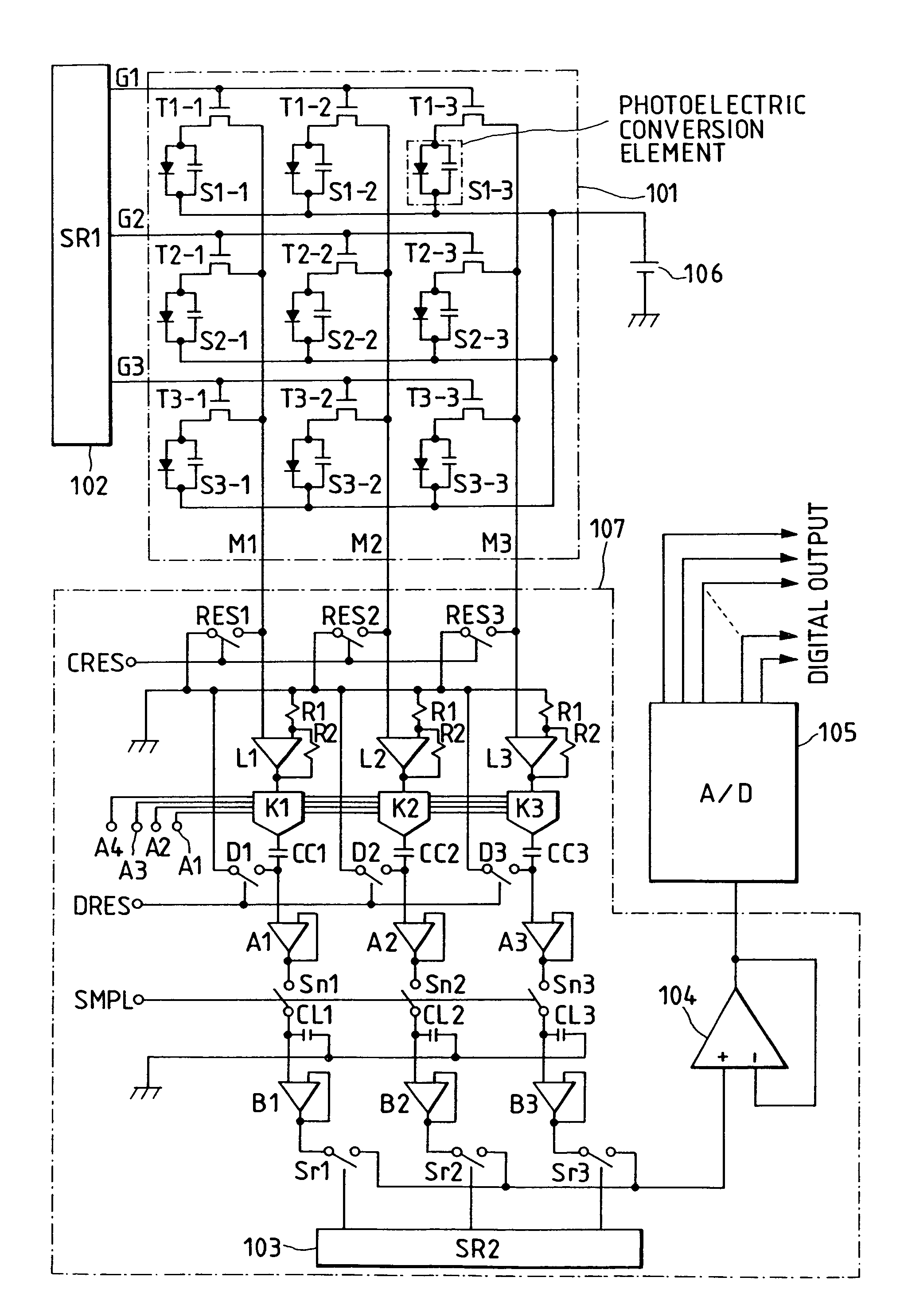 Photoelectric conversion apparatus and photoelectric conversion system having the apparatus