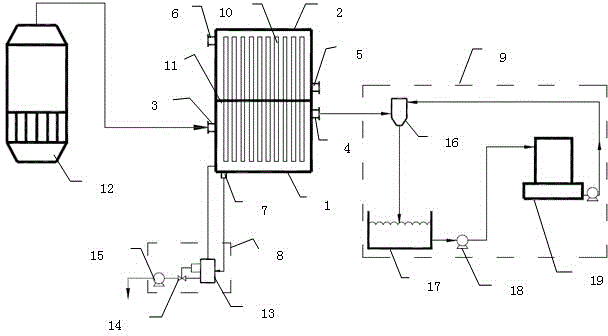 Heat pipe type heat energy recovery device