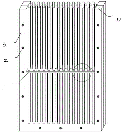 Heat pipe type heat energy recovery device