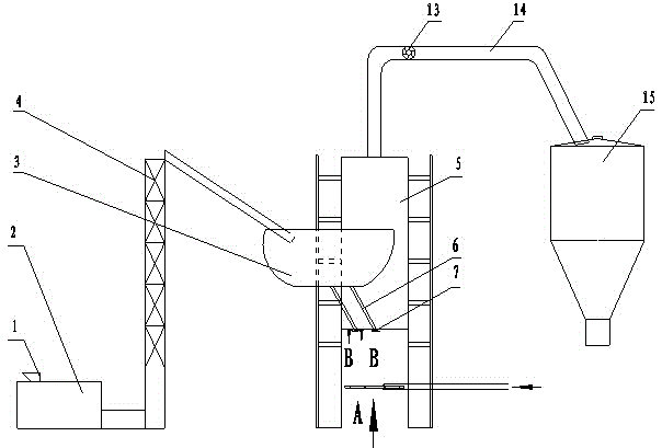 Gas sucking type perforated microsphere expanding equipment