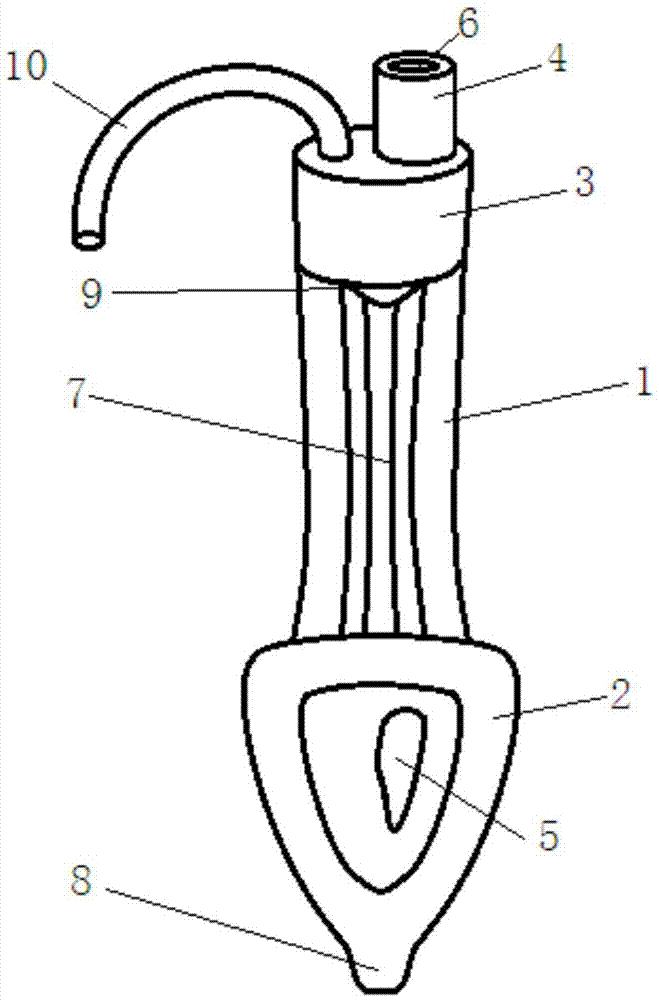 Weak-irritation triple-aspiration-prevention laryngeal mask which can be put into gastrointestinal tract through nose