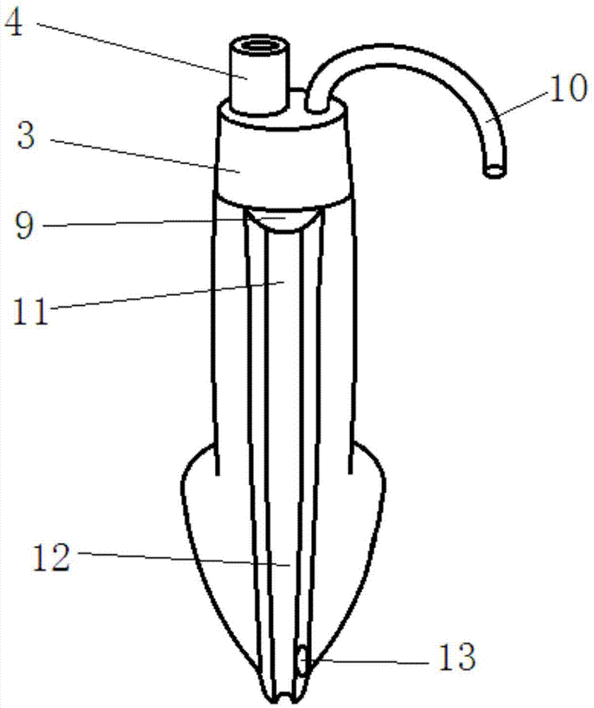 Weak-irritation triple-aspiration-prevention laryngeal mask which can be put into gastrointestinal tract through nose