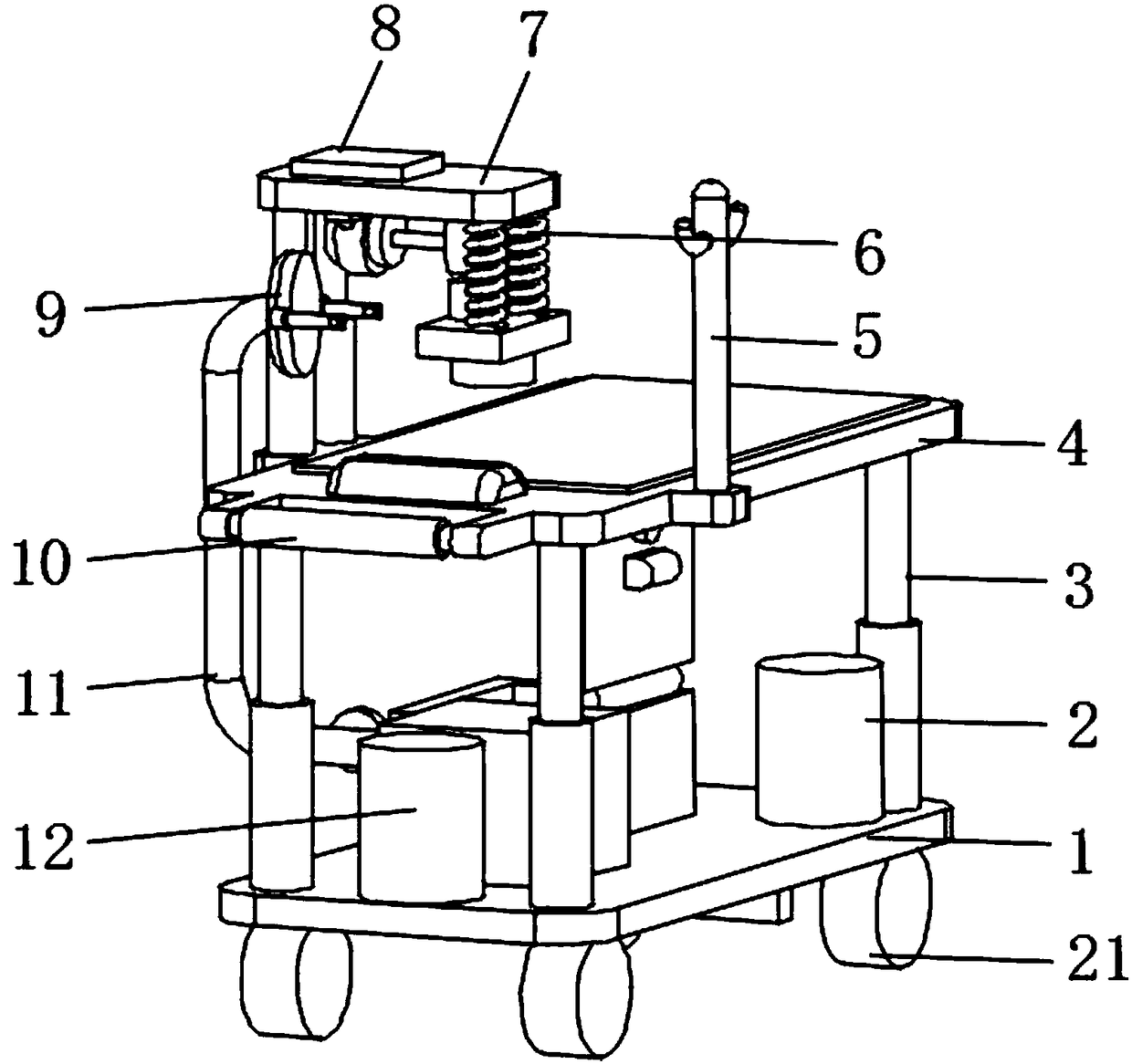 Cardiopulmonary cerebral resuscitation rescue device for clinical use in emergency department