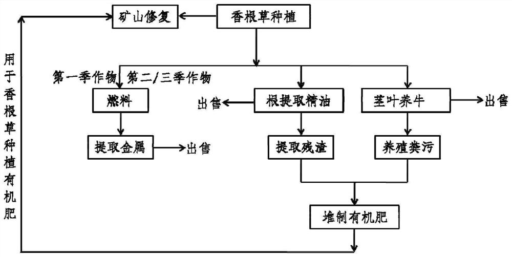 System method for repairing ionic rare earth dump leaching mine field