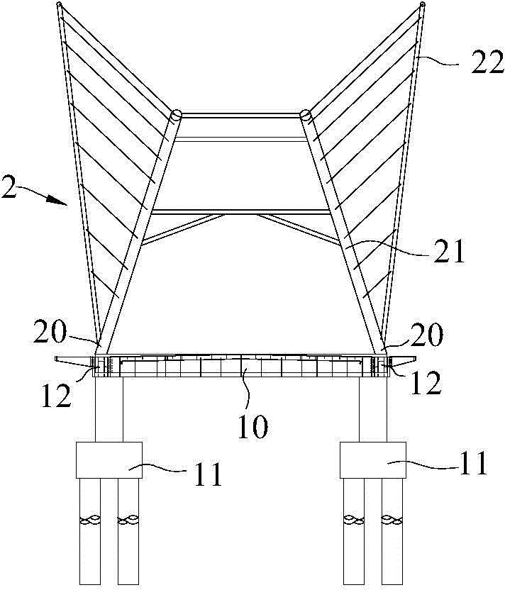 Self-compacting concrete jack-up pouring construction method for steel tube arch bridges