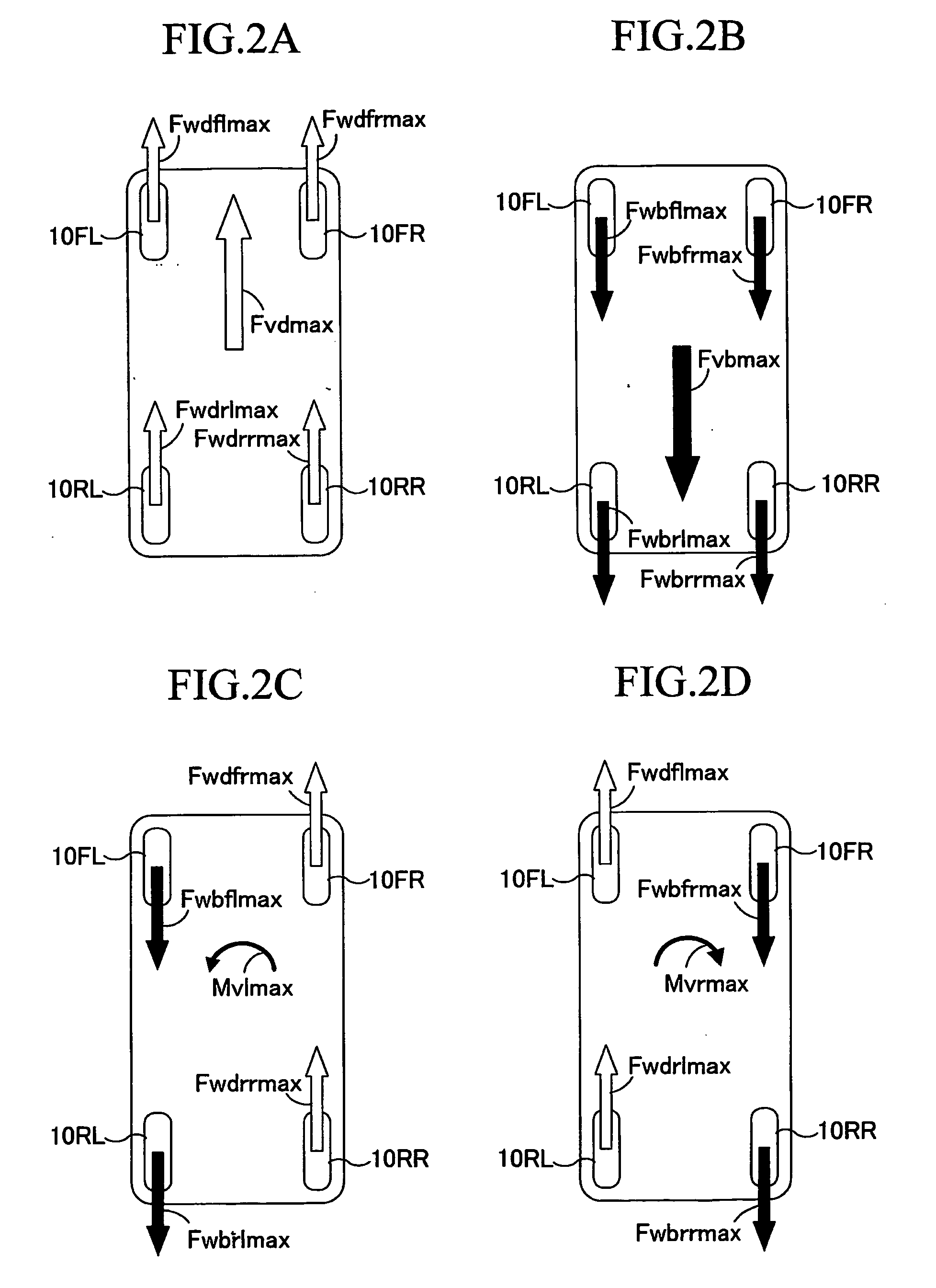 Vehicle braking/driving force control apparatus