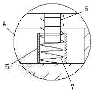 Mechanical equipment clamping conversion type vibration attenuation method