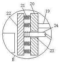 Mechanical equipment clamping conversion type vibration attenuation method