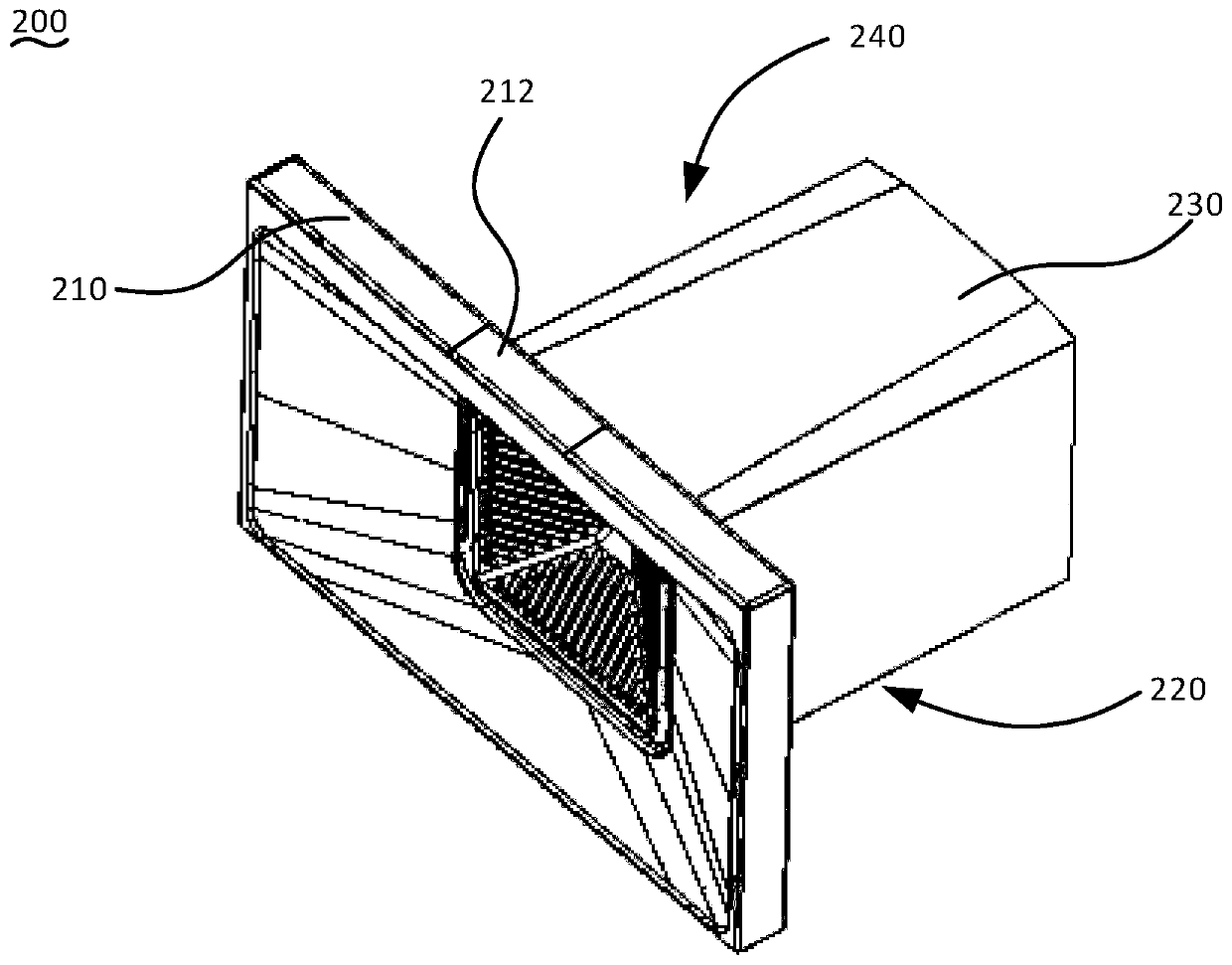 Range hood packaging structure