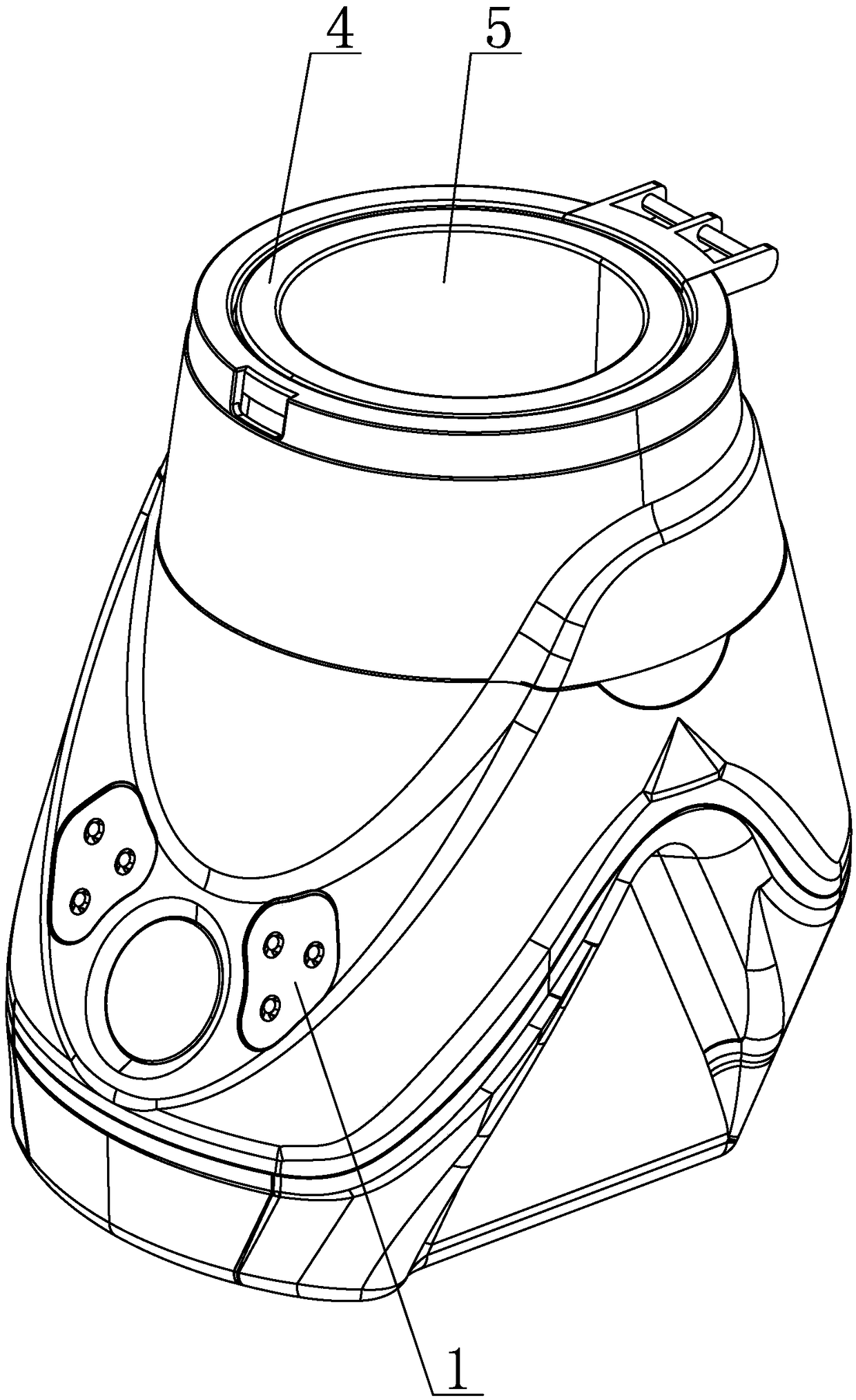 Milk warmer capable of achieving water level variation and constant-temperature control