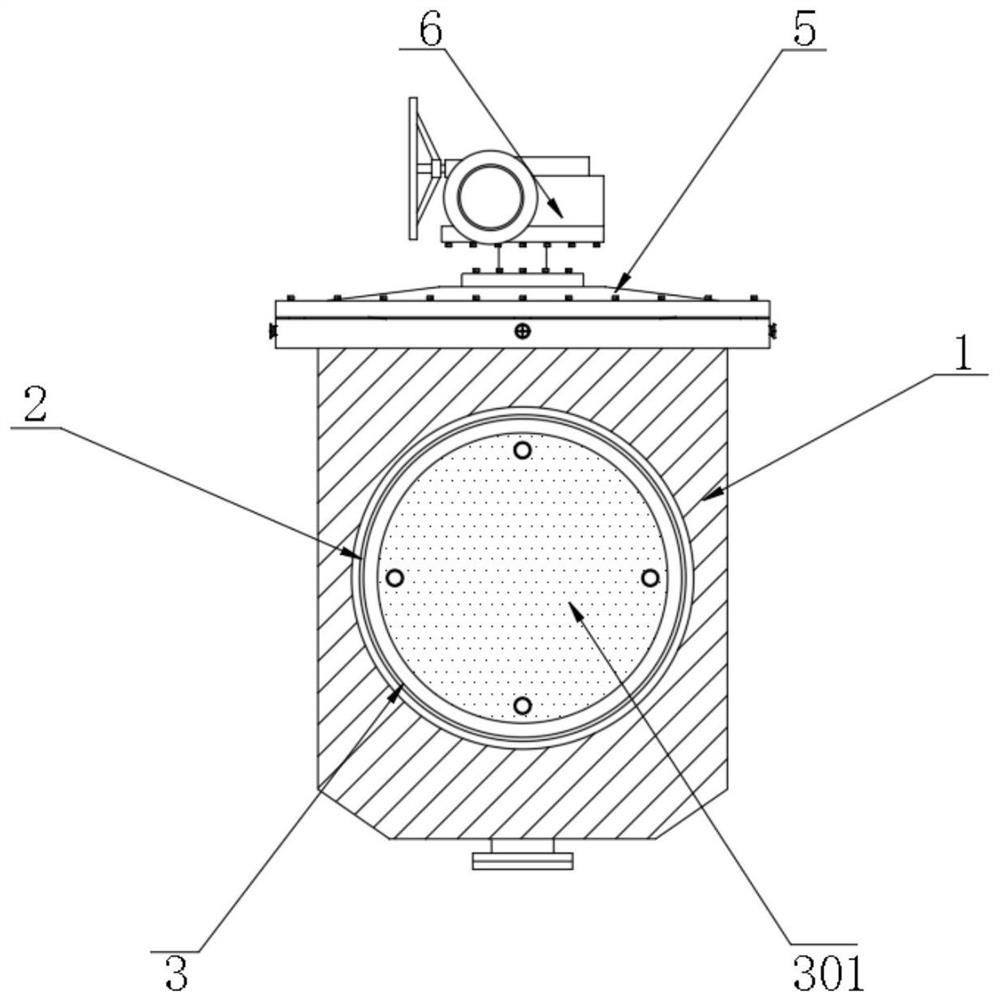 Eccentric semi-ball valve capable of reducing abrasion of valve seat