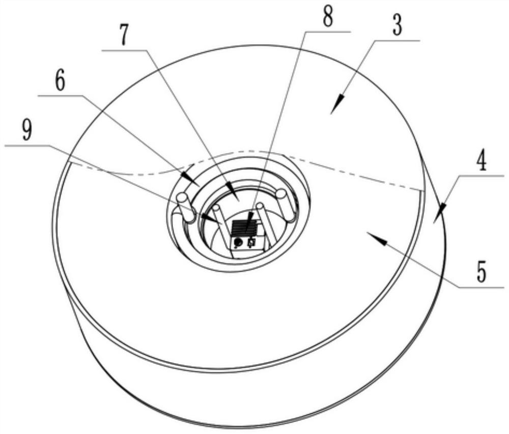 Water cooling and automatic dust removal device for camera