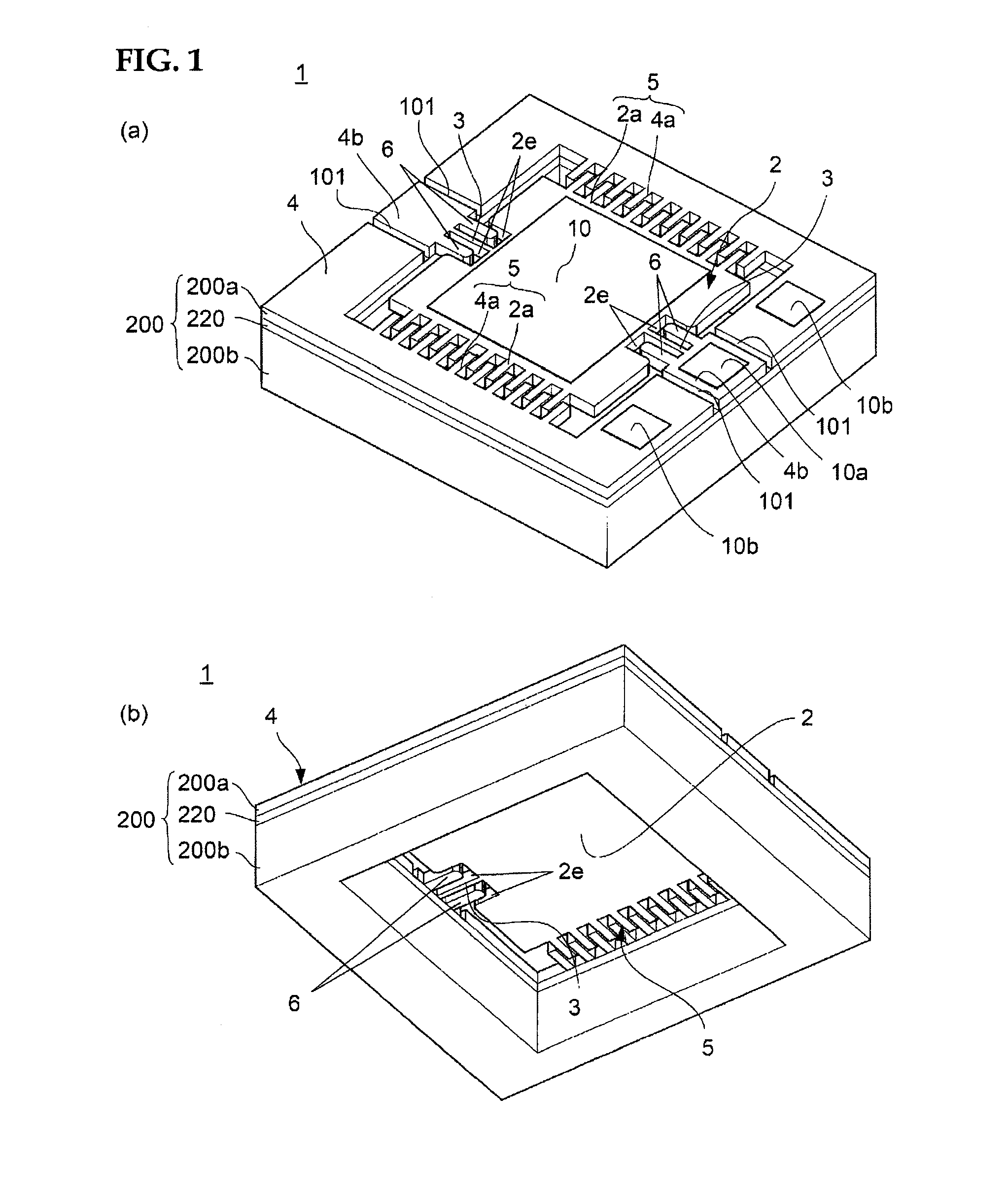 Moving structure and light scanning mirror using the same