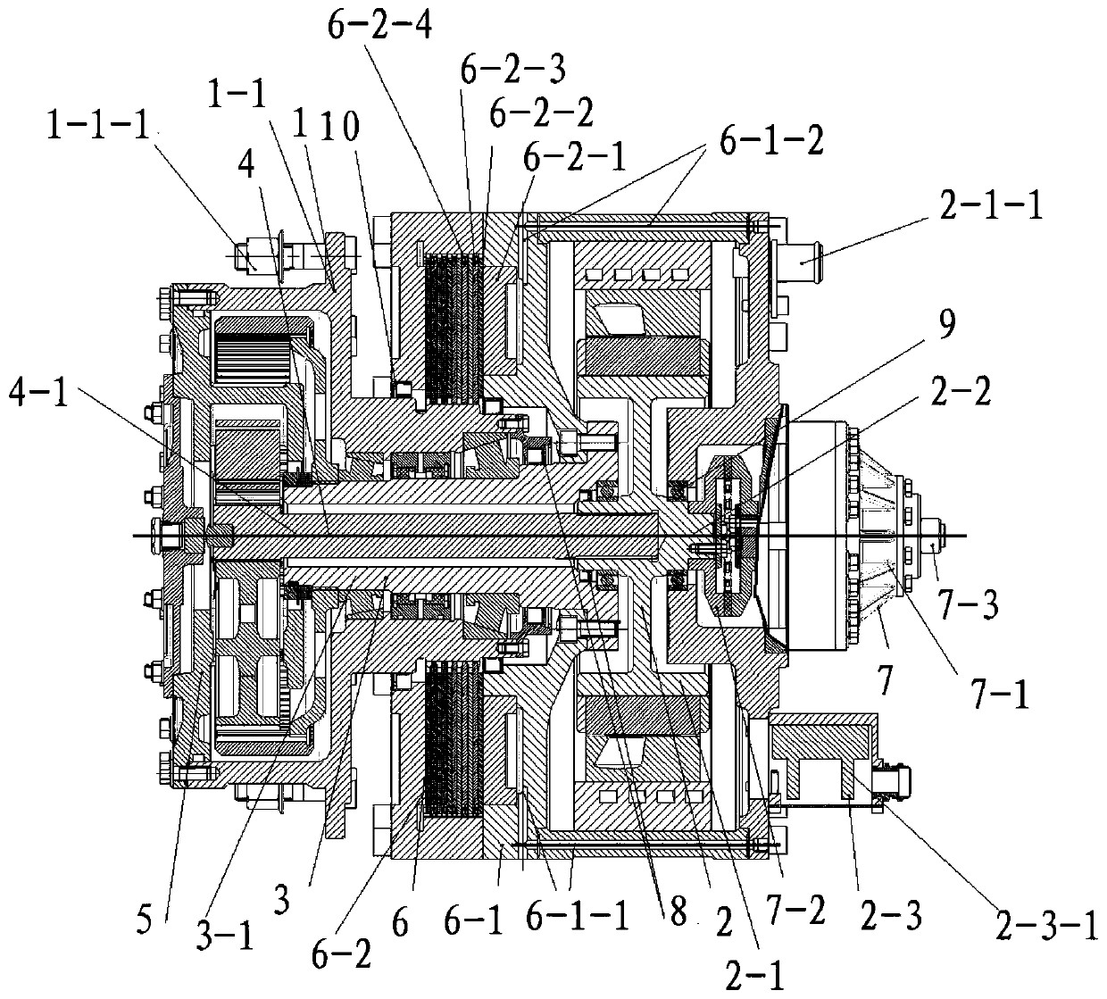 A low-speed high-torque single-stage reducer electric wheel