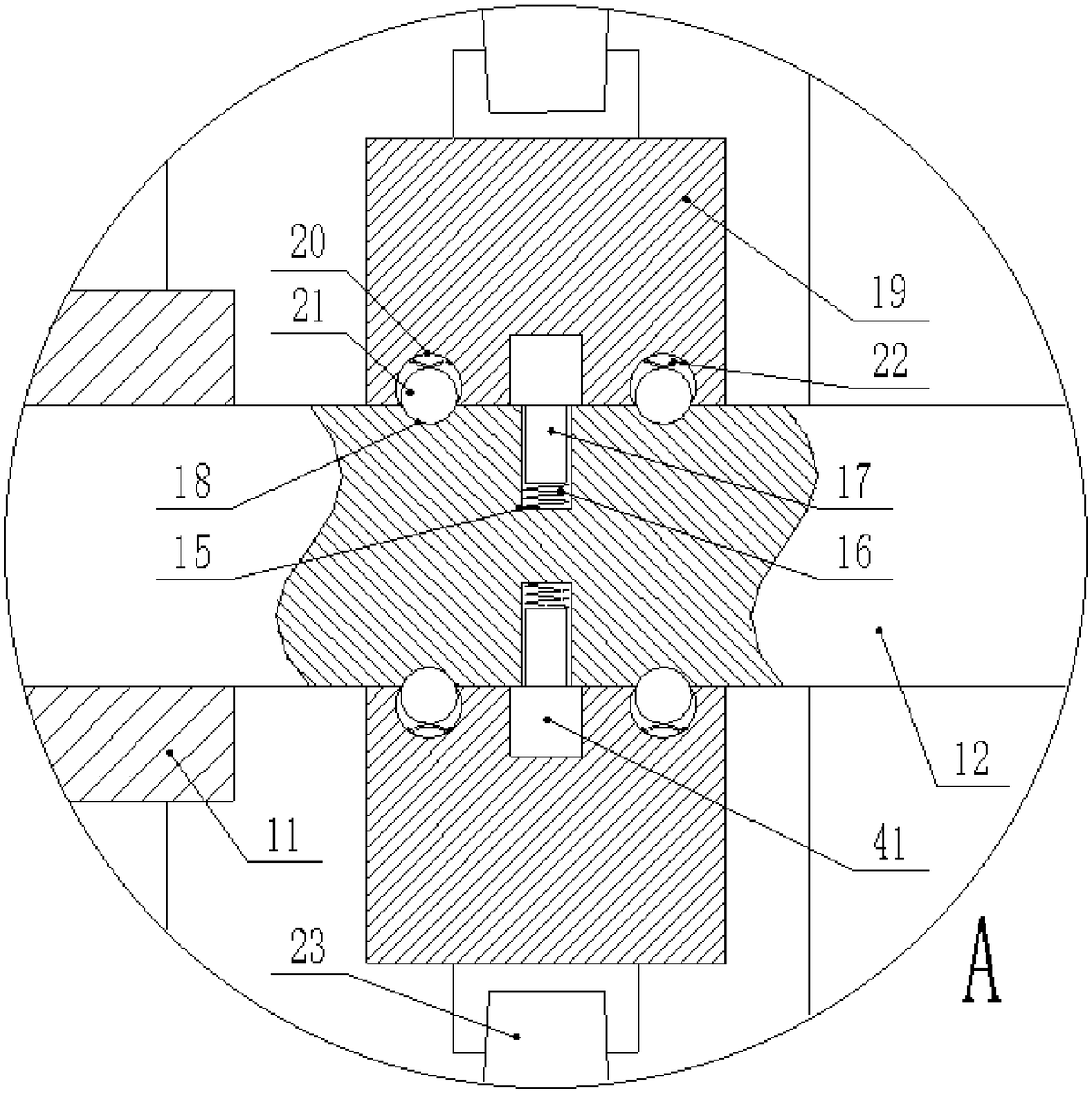 Novel motor convenient to disassemble and maintain